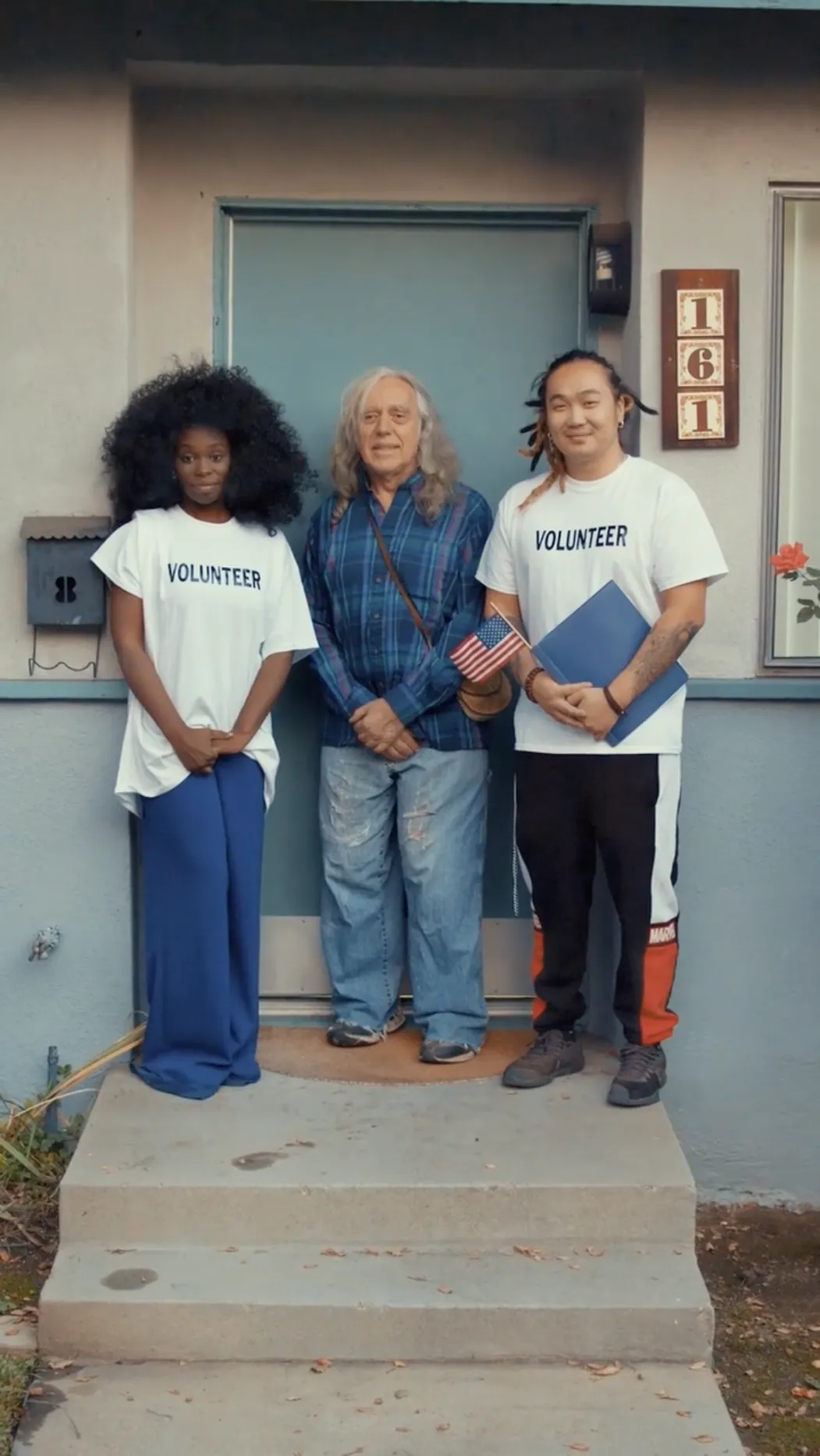Volunteers at the Door